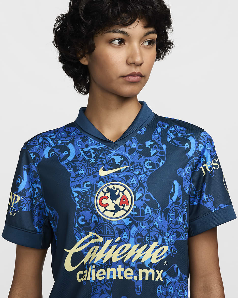 Club America 2024 25 Stadium Away Women s Nike Dri FIT Soccer Replica Jersey. Nike